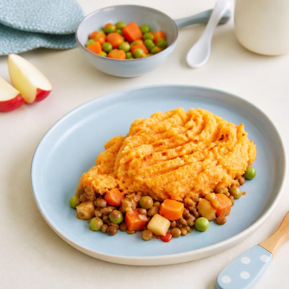 Sweet potato & lentil cottage pie